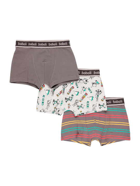 Boboli Kids' Set with Boxers Gray 3pcs