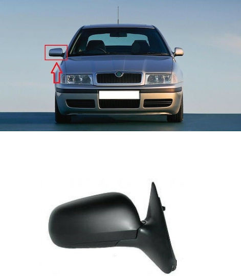 Prasco Electric Heated Car Right Side Mirror Skoda Octavia 4 97-10