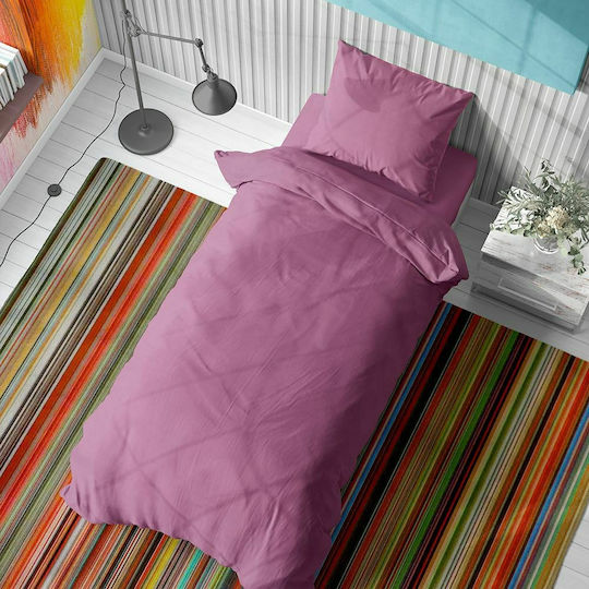 Dimcol Queen 220x240 Solid 492 Lila
