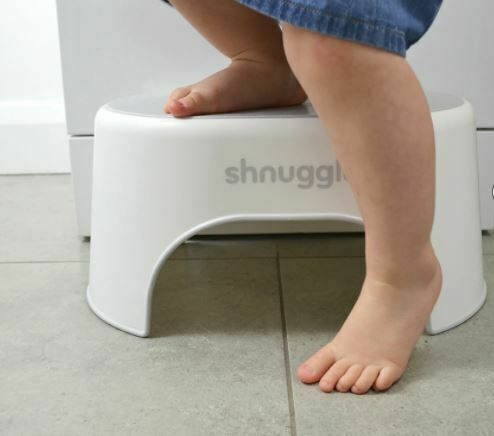 Shnuggle Single Kids Step Stool White