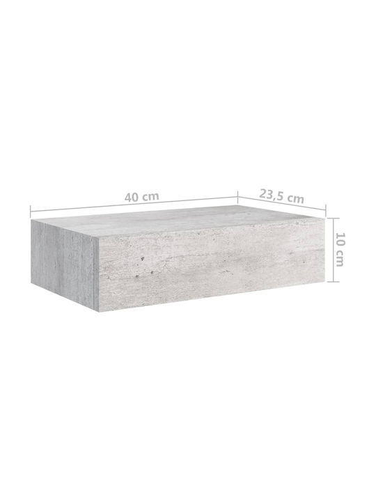 Ράφι Γκρι 40x23.5x10εκ.