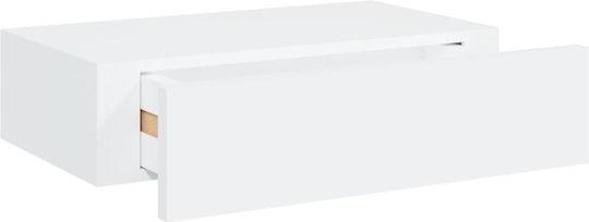 Wandregal Weiß 40x23.5x10cm