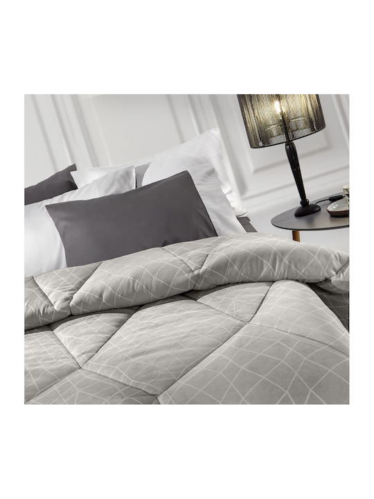 Guy Laroche Quilt Queen 220x240cm Rebel Silver