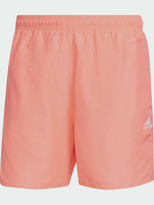 Solid Herren Badebekleidung Shorts Acid Red