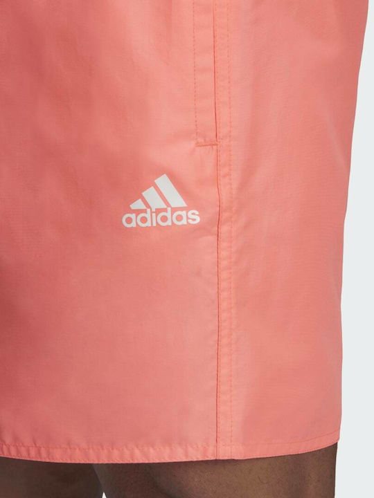 Solid Herren Badebekleidung Shorts Acid Red
