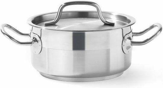 Hendi Stainless Steel Pressure Cooker Capacity 7.5lt with Diameter 28cm and Height 12cm.