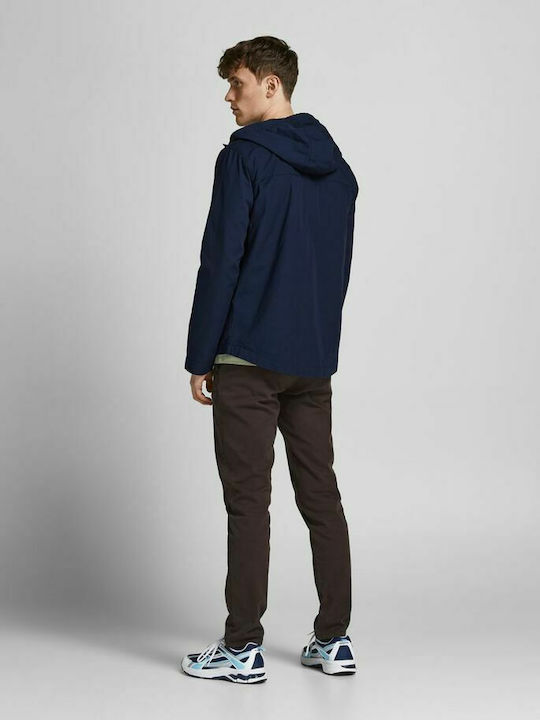 Jack & Jones Ανδρικό Μπουφάν Navy Μπλε