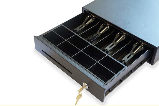 Quorion E3336 Cash Drawer with 8 Coin Slots and 4 Slots for Bills 36x33x8cm