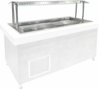 Niki Inox Охлаждаща Витрина 115x71x40см