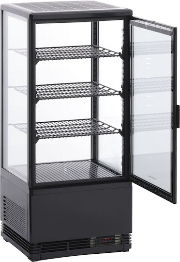 Think Cool Kühlvitrine Tischgerät mit 4 Ebenen mit Kapazität 80Es 96x42.8x38.6cm