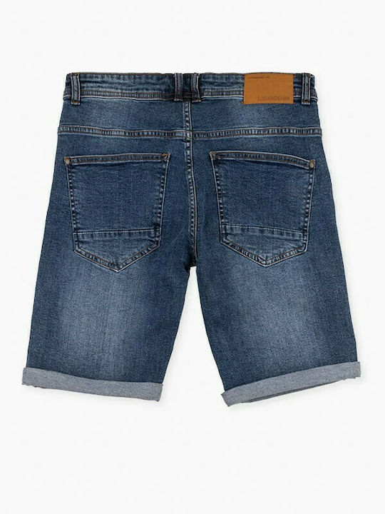 Losan Herrenshorts Jeans Blau