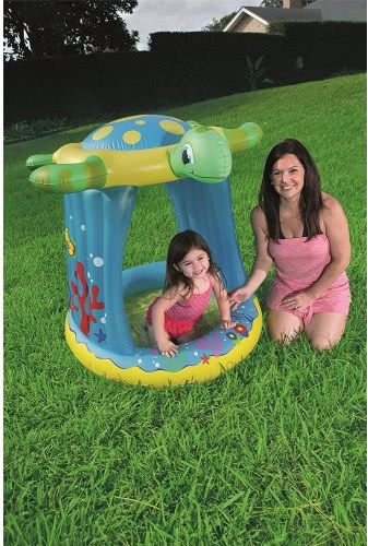 Bestway Kinder Rundes Schwimmbecken 26l Aufblasbar 109x104cm