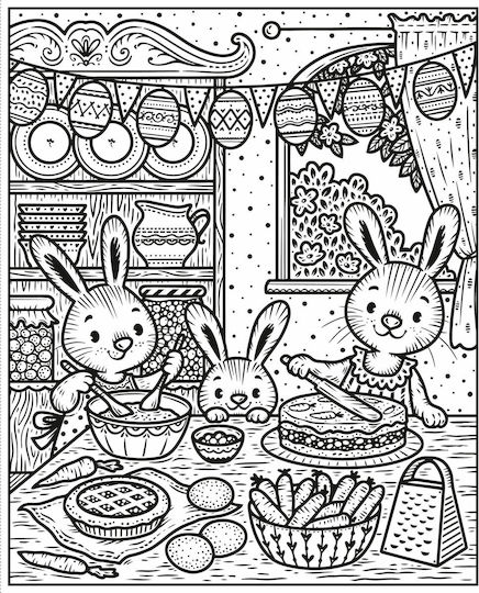 Easter Magic Painting Book