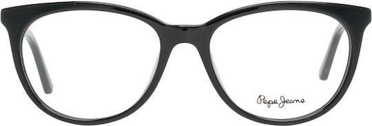 Pepe Jeans Women's Acetate Prescription Eyeglass Frame Black PJ3322-C1
