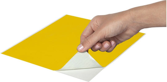 Duck Αυτοκόλλητο Διακόοσμητικό Φύλλο Tape Sheets 1τμχ Sunny Yellow 21x25,4εκ.