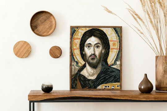 Diamond Dotz Canvas Diamond Painting Kit Mosaic - Christ Pantocrator DDR.002