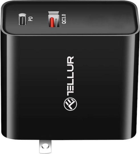 Tellur Αντάπτορας Πρίζας με 1 Θύρες USB