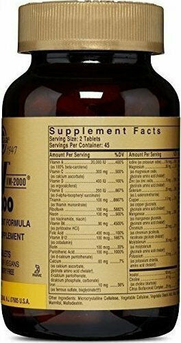 Solgar Formula VM-2000 Мултивитамин за Енергия 180 Таблетки