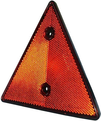 Carner Truck Reflector Reflective Screw Triangle 139mm x 160mm Red 1 piece