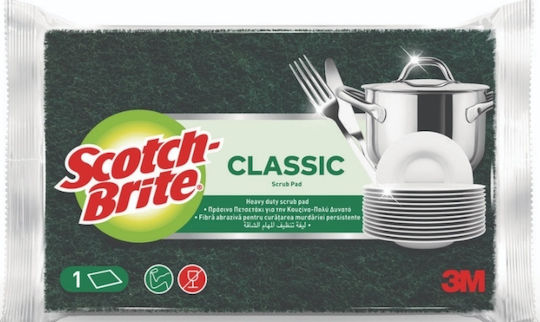 Scotch Brite Classic Kitchen Sponge Green
