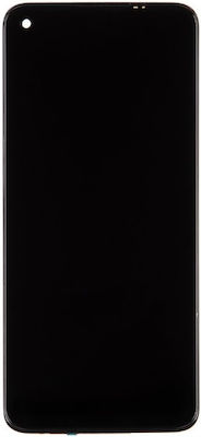 OnePlus Οθόνη mit Touchscreen und Rahmen für OnePlus Nord N10 (Schwarz)