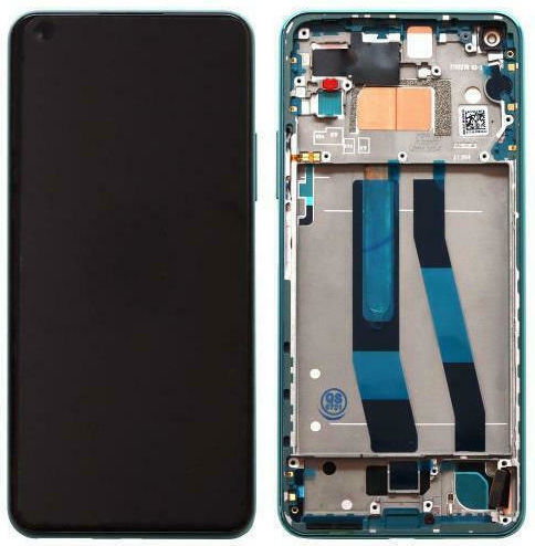 Screen with Touch Mechanism and Frame for Mi 11 Lite 5G (Green)