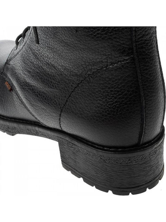 Leather Women's Ankle Boots Black