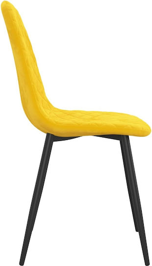 Stühle Speisesaal Mustard 4Stück 45x53.5x87cm