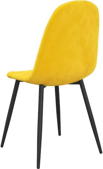 Stühle Speisesaal Mustard 4Stück 45x53.5x87cm