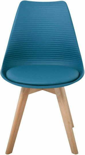Martin Stripe Столички За кухня от полипропилен Петрол 4бр 49x56x82бр