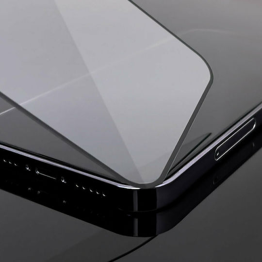 Wozinsky Case Friendly Пълно лепило Закалено стъкло за цялото лице Черен (Galaxy S22 5G)