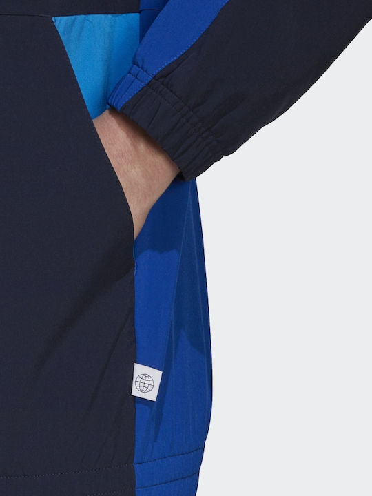 Travel Ventilation Herren-Trainingsjacke Marineblau