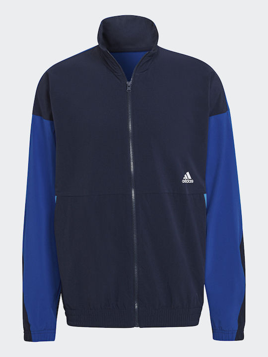 Travel Ventilation Herren-Trainingsjacke Marineblau