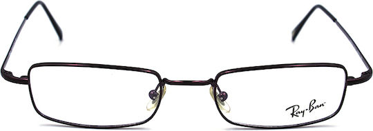 Ray Ban Vintage Metal Burgundy Prescription Eyeglass Frame RB6058 2517