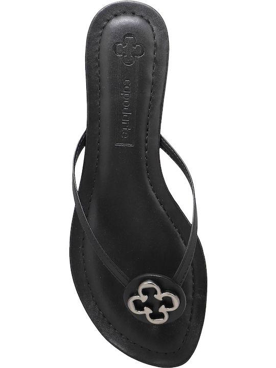 Sandale Casual Damă Din Piele Negre