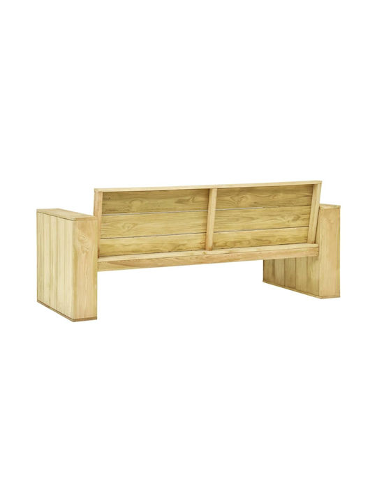 Garden & Outdoor Furniture Sets Living Room Set Pieces 2 with Pillows Impregnated Pine Wood