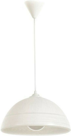 Inlight 4409Α Adjustable Pendant Light White Bell with Socket E27 35x35cm