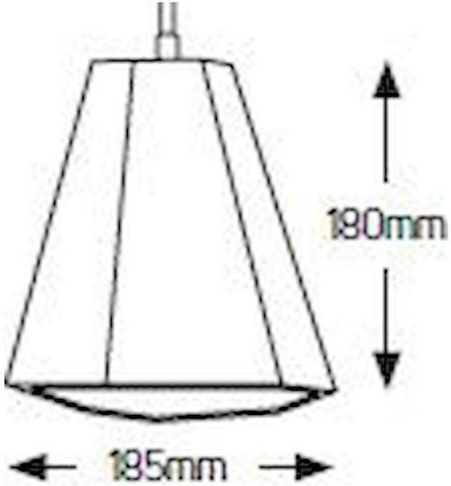Geyer Cement Κρεμαστό Φωτιστικό Γκρι 18.5x18εκ. Geyer Cement Κρεμαστό Φωτιστικό Γκρι 18.5x18εκ.