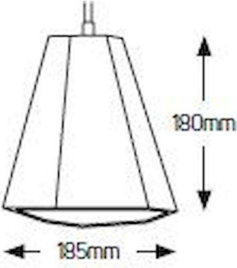 Geyer Cement Κρεμαστό Φωτιστικό Ροζ 18.5x18εκ. Geyer Cement Κρεμαστό Φωτιστικό Ροζ 18.5x18εκ.