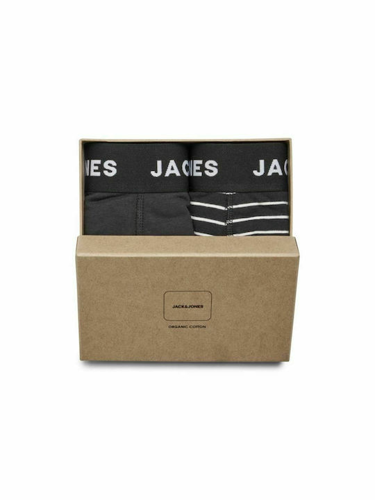 Jack & Jones Boxeri pentru bărbați Negre 2Pachet