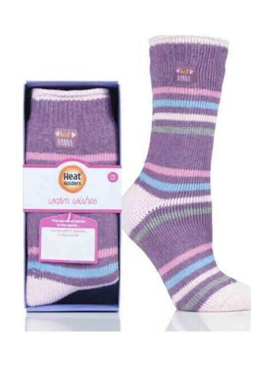 Heat Holders Women's Patterned Socks Purple Heat Holders Women's Patterned Socks Purple