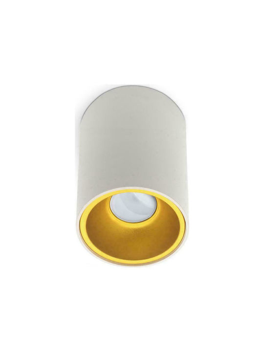 Geyer Single Spot with Socket GU10 in White Color