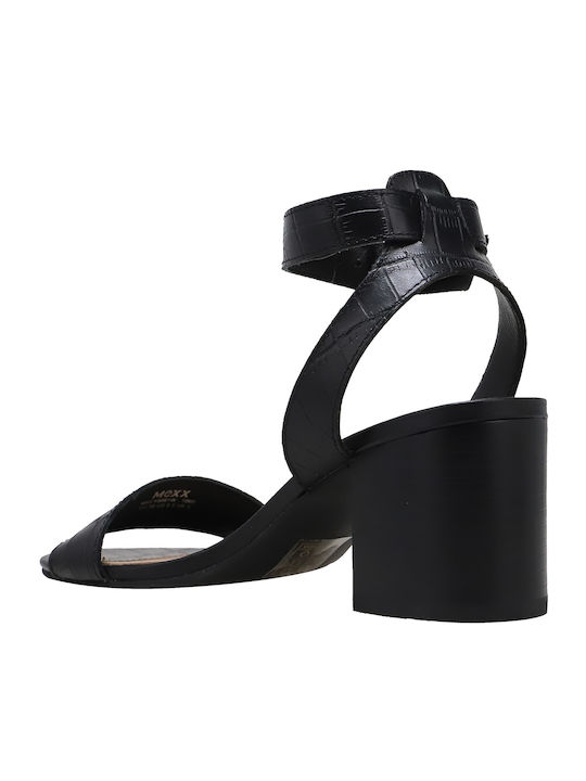 Gianella Leder Damen Sandalen in Schwarz Farbe