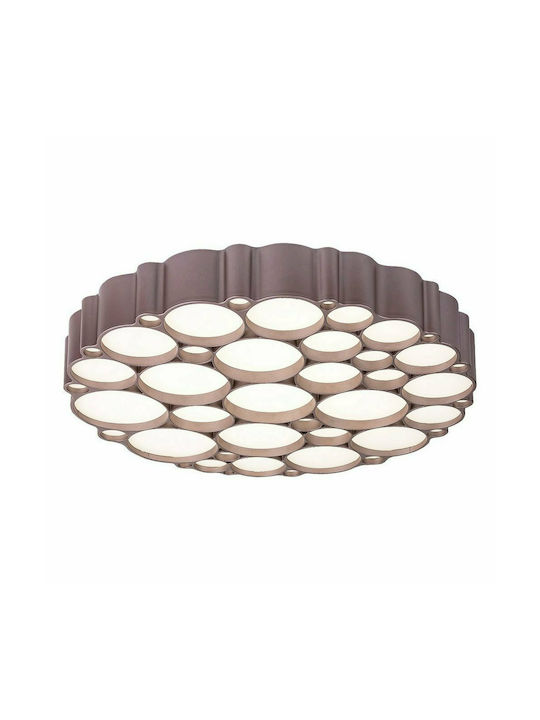 Rabalux Andela Modern Metal Ceiling Light with Integrated LED 50pcs Brown