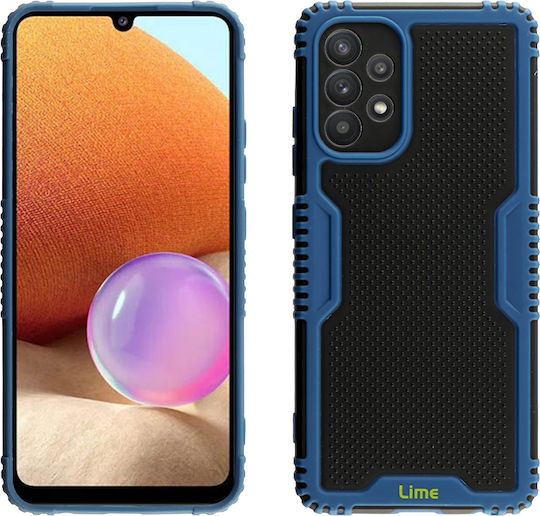 Lime Armadillo Camera Guard Back Cover Πλαστικό Μπλε (Galaxy A32 4G)