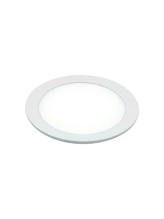 Geyer Στρογγυλό Χωνευτό LED Panel Ισχύος 24W με Ψυχρό Λευκό Φως 20x20εκ.