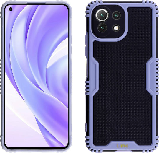 Lime Armadillo Camera Guard Back Cover Plastic Air Force Blue (Xiaomi Mi 11 Lite / 11 Lite 5G / 11 Lite 5G NE)