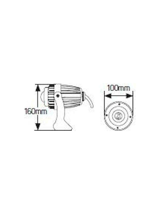 Geyer Außenstehlampe LED 10W 15x13x8cm Geyer Außenstehlampe LED 10W 15x13x8cm