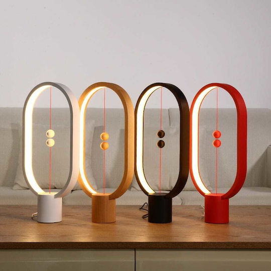 Allocacoc Διακοσμητικό Φωτιστικό Heng Balance Lamp Ellipse LED Θερμό Λευκό 3500K 28εκ.