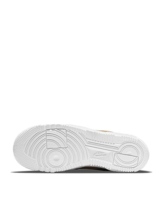Air Force 1 Pixel Damen Sneakers Hemp / White